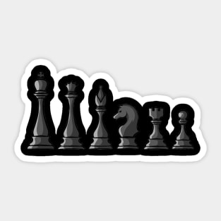 Chess Pieces Sticker